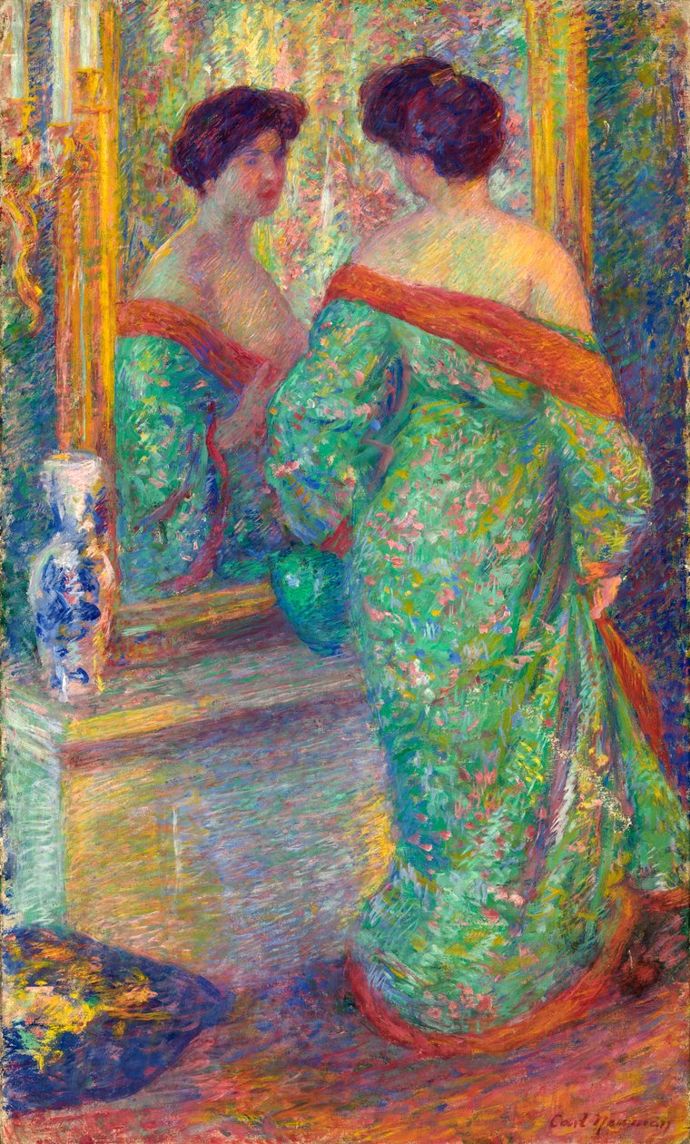 Aynada Yansıyan Hanım, 1910