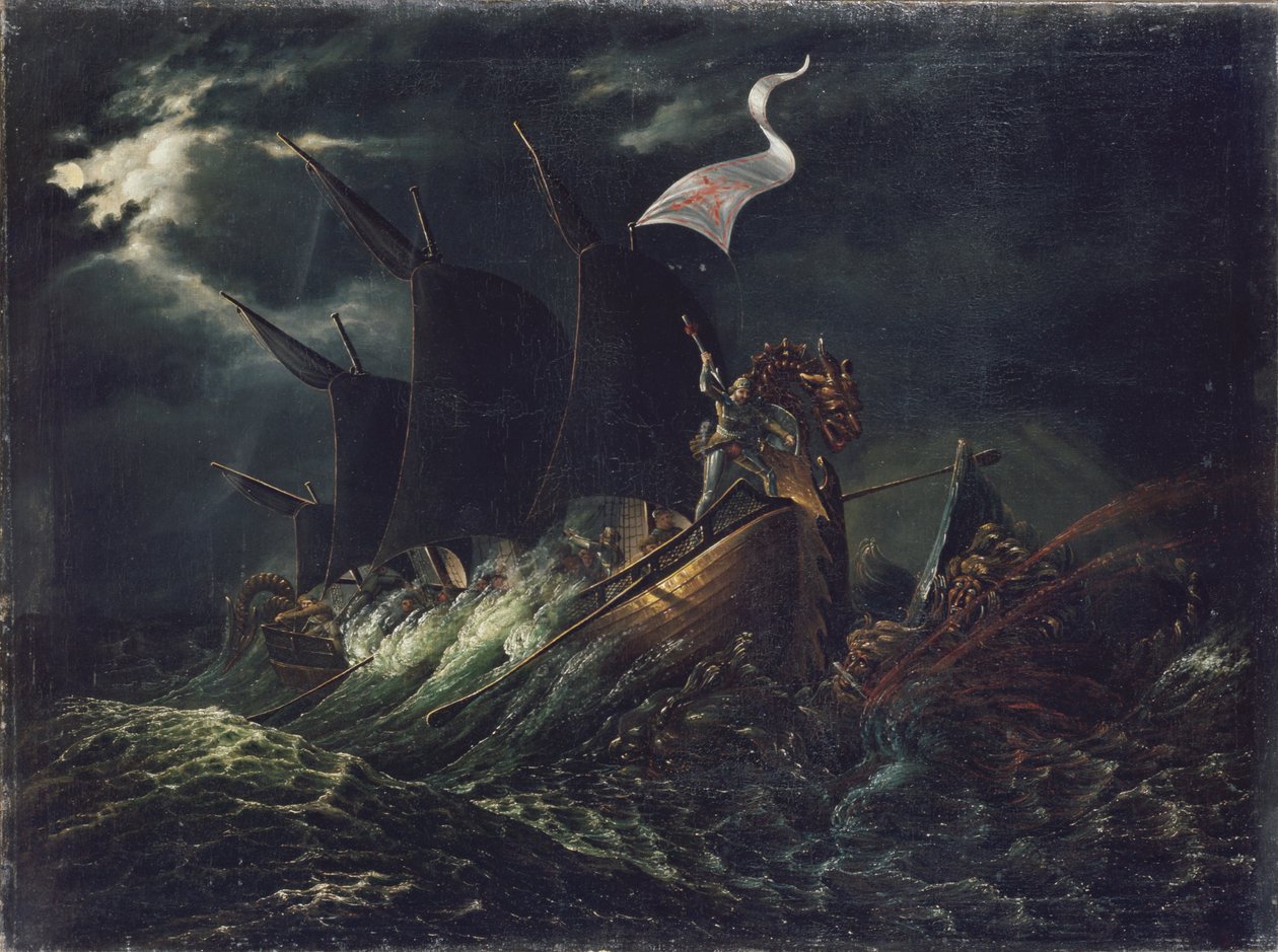 Frithjof iki okyanus trolünü öldürdü by Carl Peter Lehmann