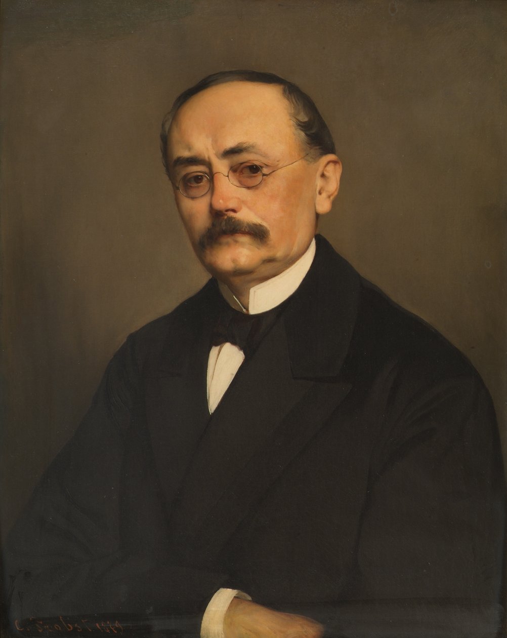 Bakan Leopold Ritter Hasner von Artha by Carl Probst