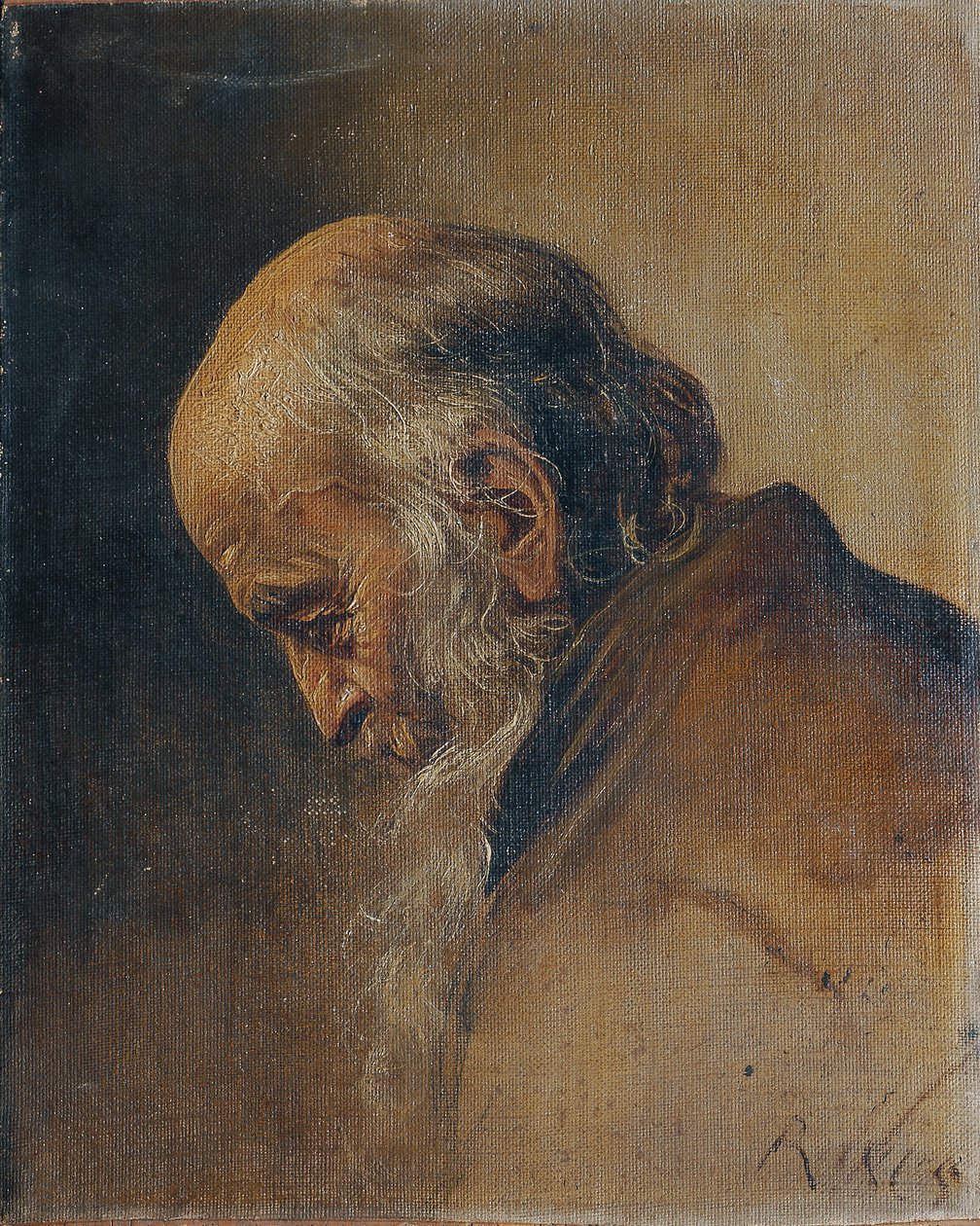 Yaşlı Bir Adamın Çalışması by Carl Rahl