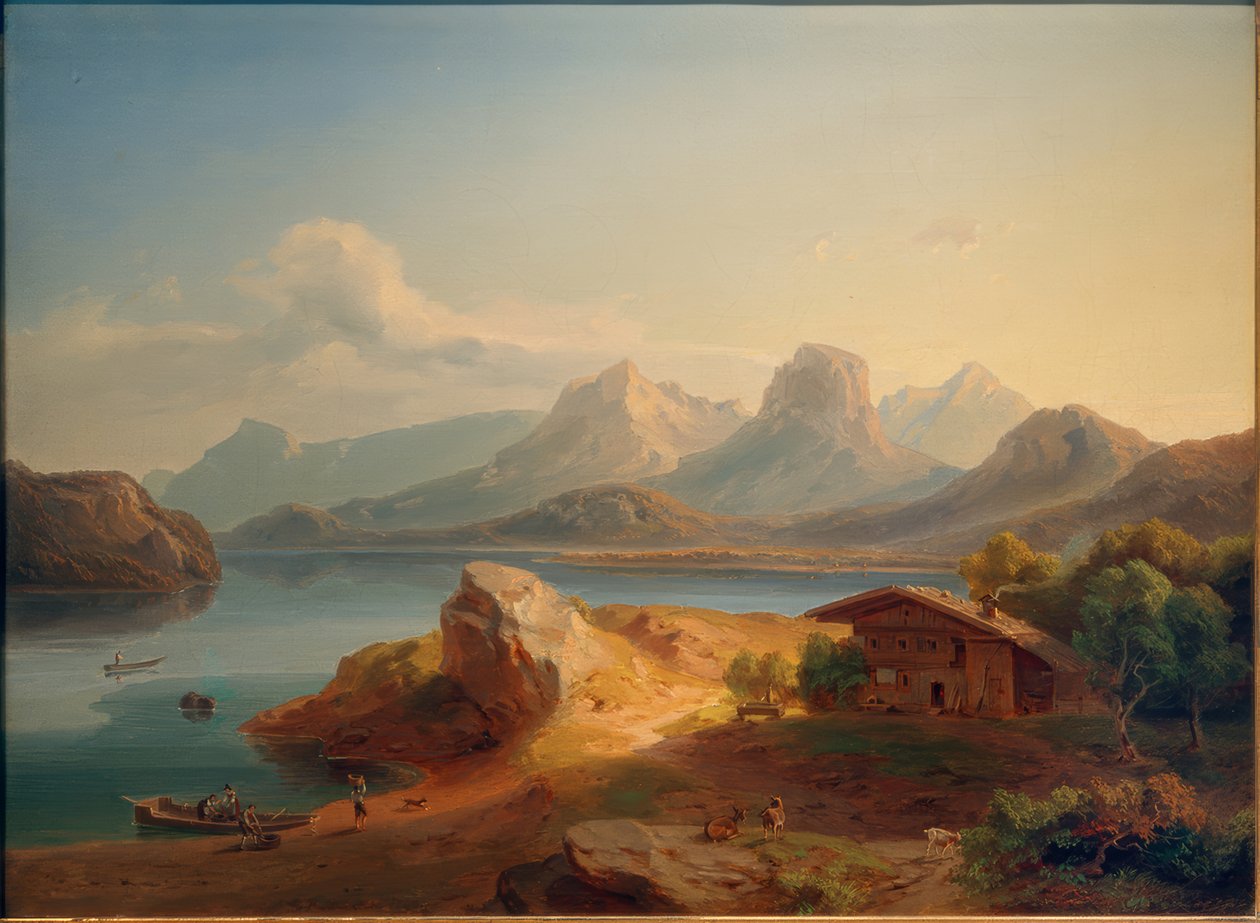 Der Kochelsee by Carl Rottmann