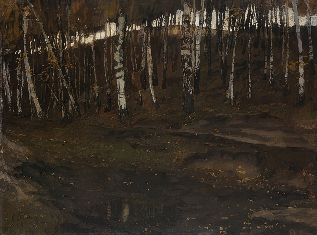 Birkenwald by Carl Schuch