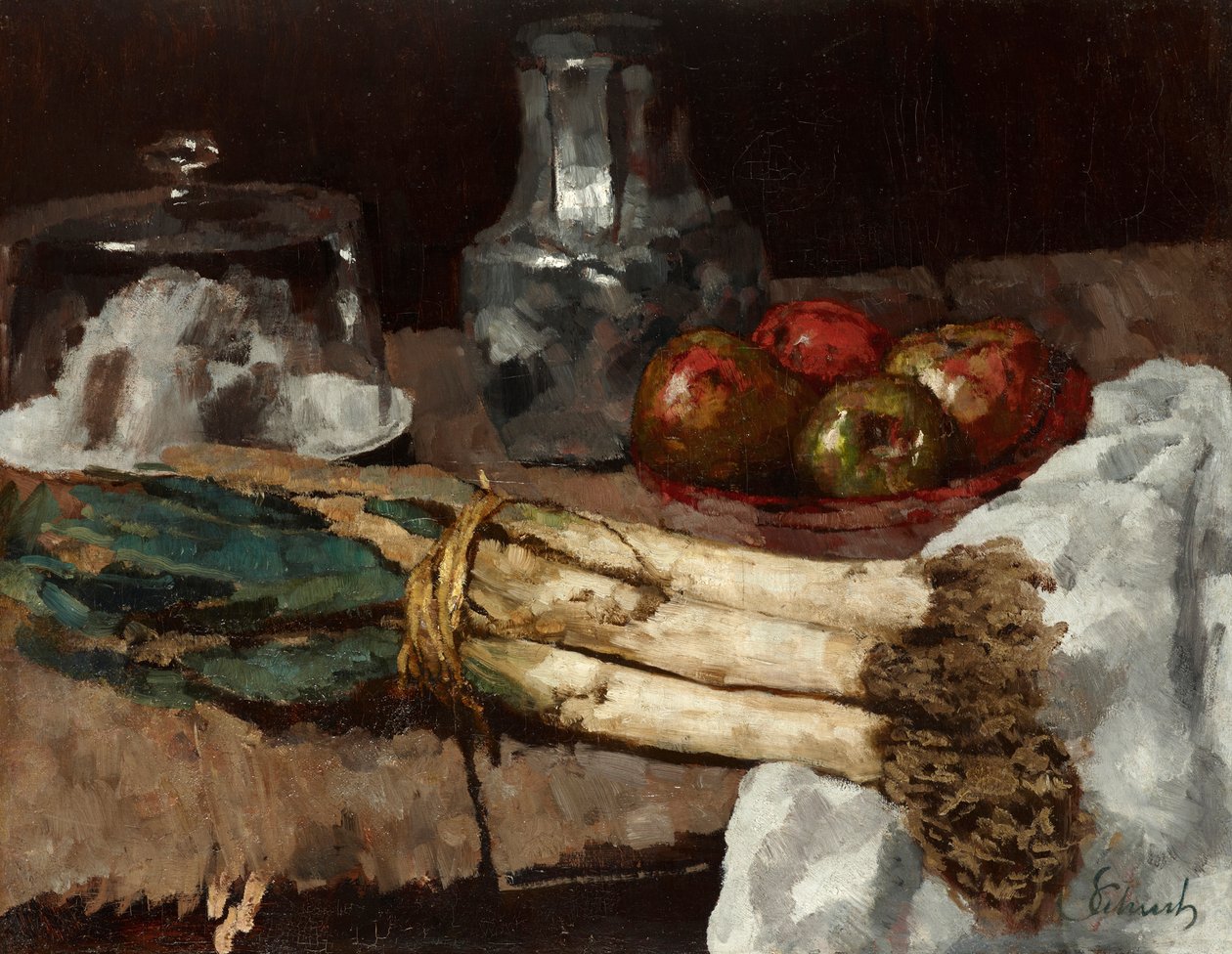 Pırasalı Natürmort by Carl Schuch