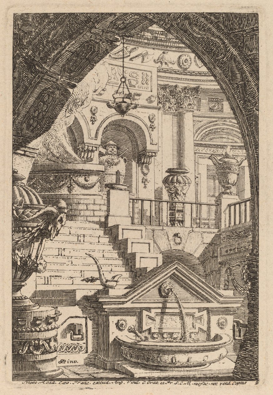 Antik Bir Tapınak Fantazisi by Carl Schütz