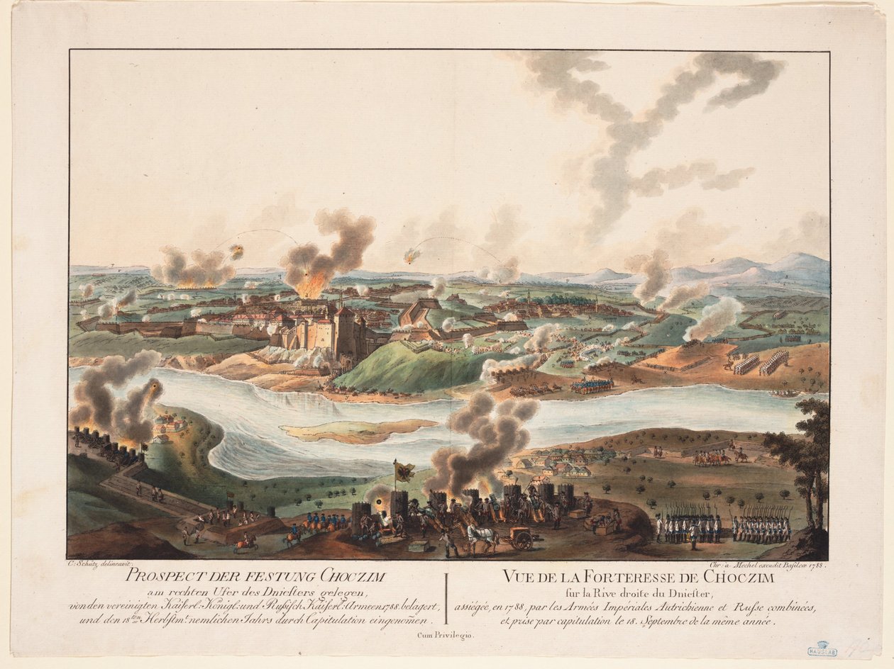 Khotyn kuşatması 1788, 1788 by Carl Schuetz