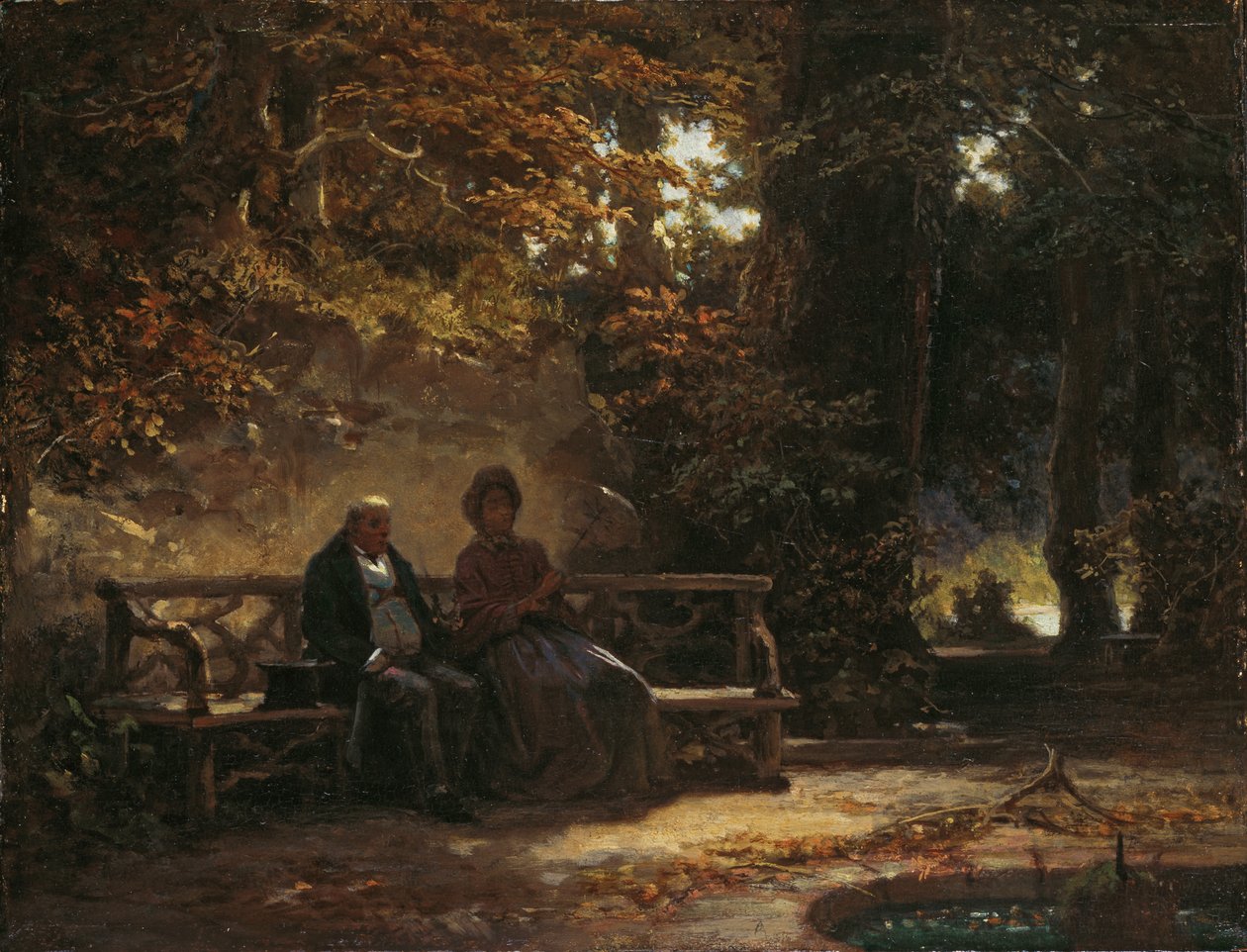 Dinlenme yürüyüşçüleri by Carl Spitzweg