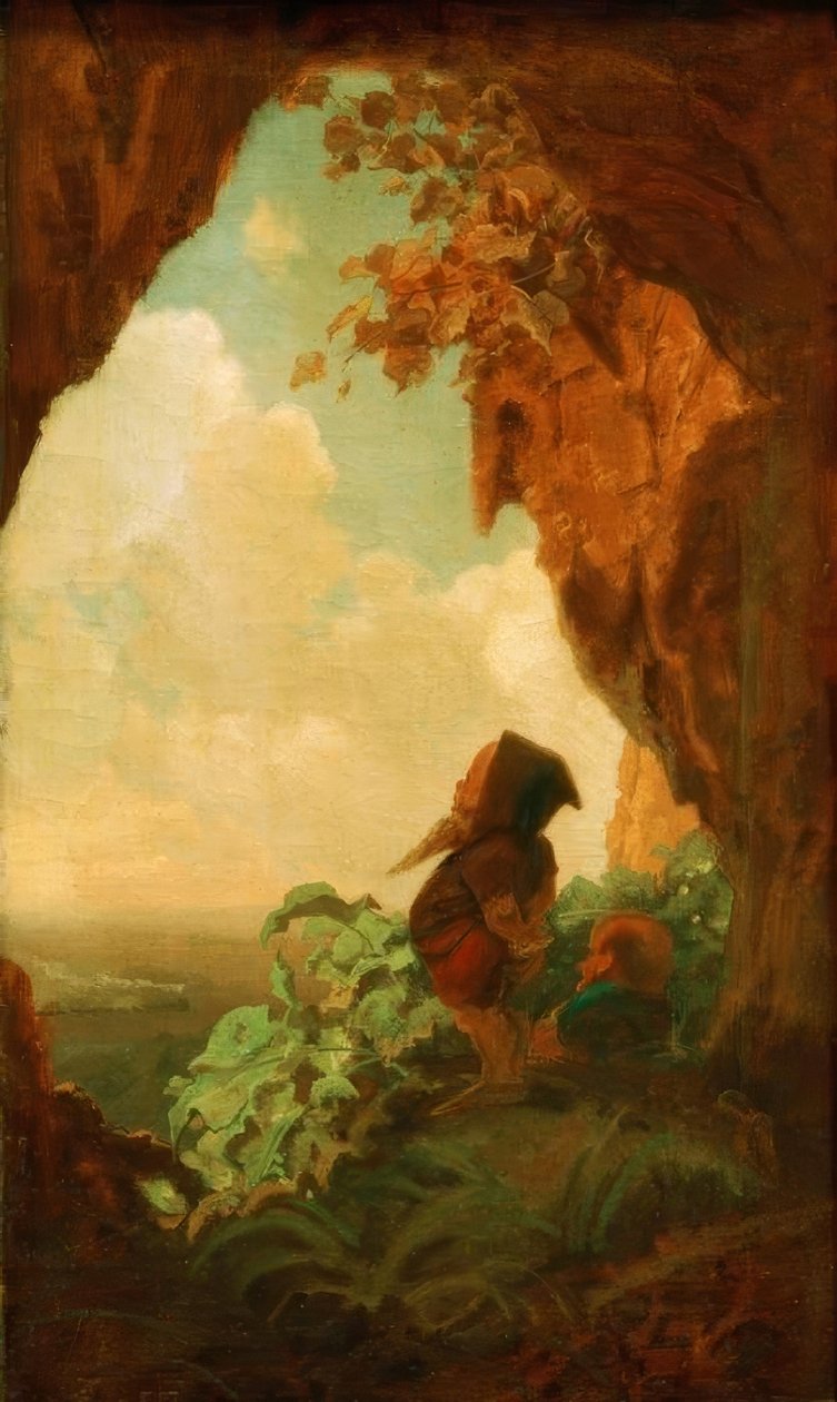 Madenciler veya ilk demiryolu by Carl Spitzweg