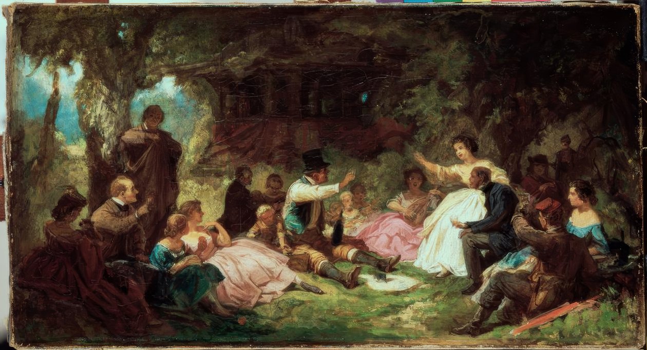 Piknik by Carl Spitzweg