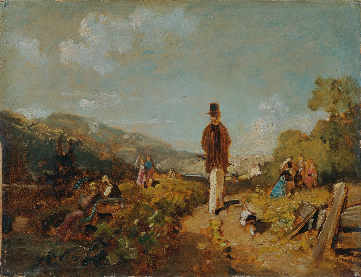bahçe gururu by Carl Spitzweg