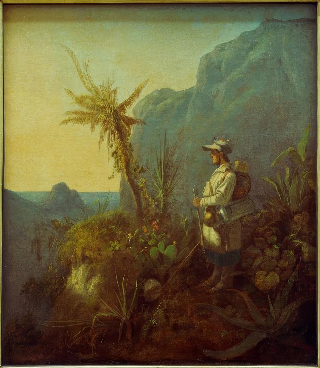 Tropiklerdeki doğa bilimci by Carl Spitzweg