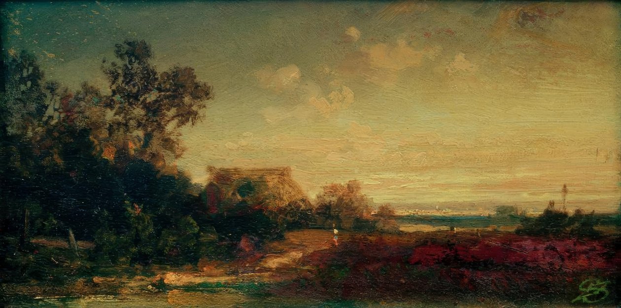 yosun kulübe by Carl Spitzweg