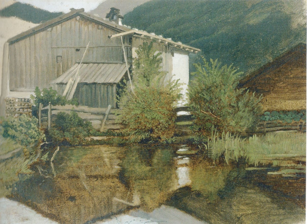 Gern değirmeni by Carl Spitzweg