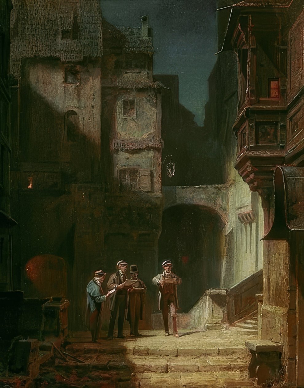serenat by Carl Spitzweg