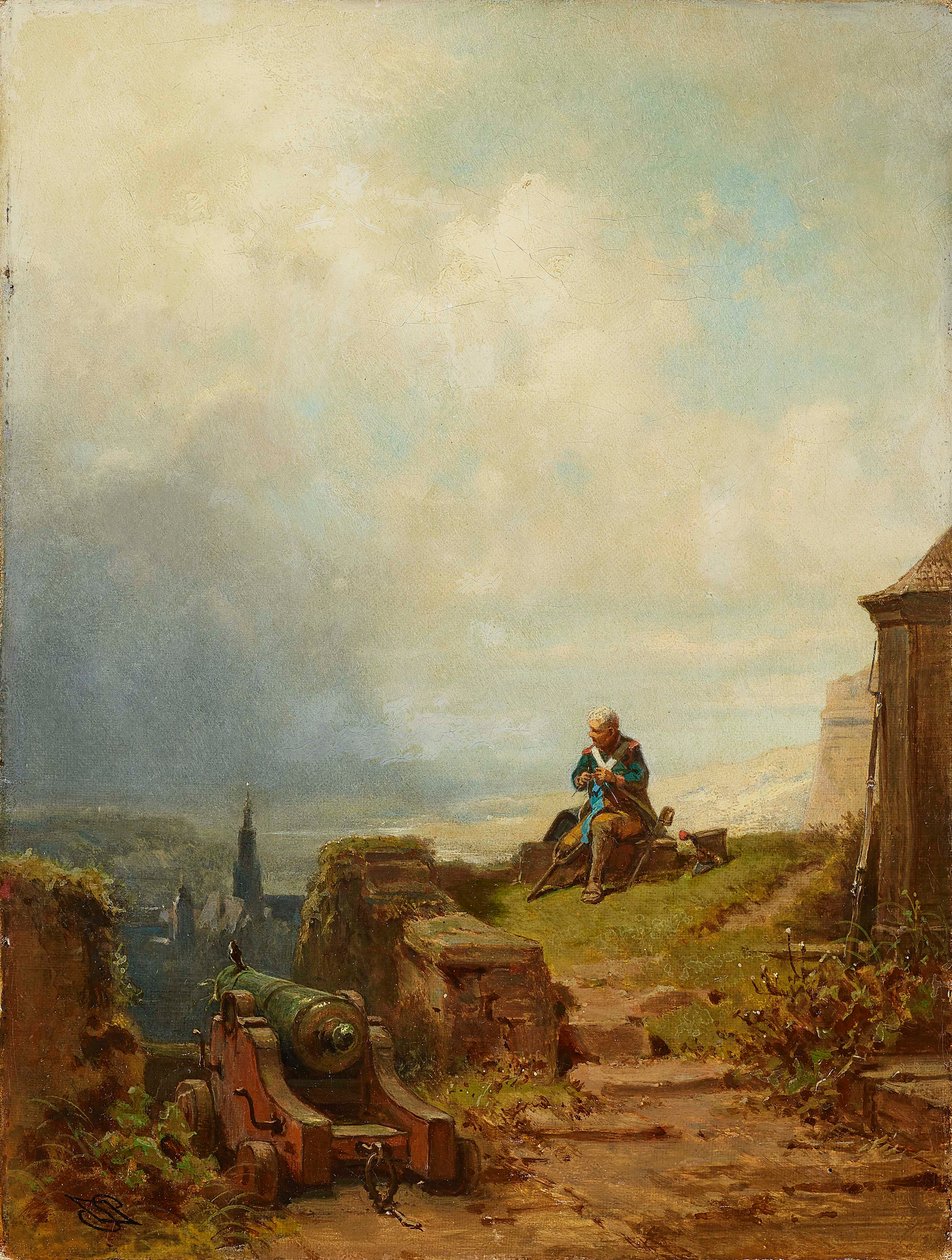 Gazi, c. 1870. by Carl Spitzweg