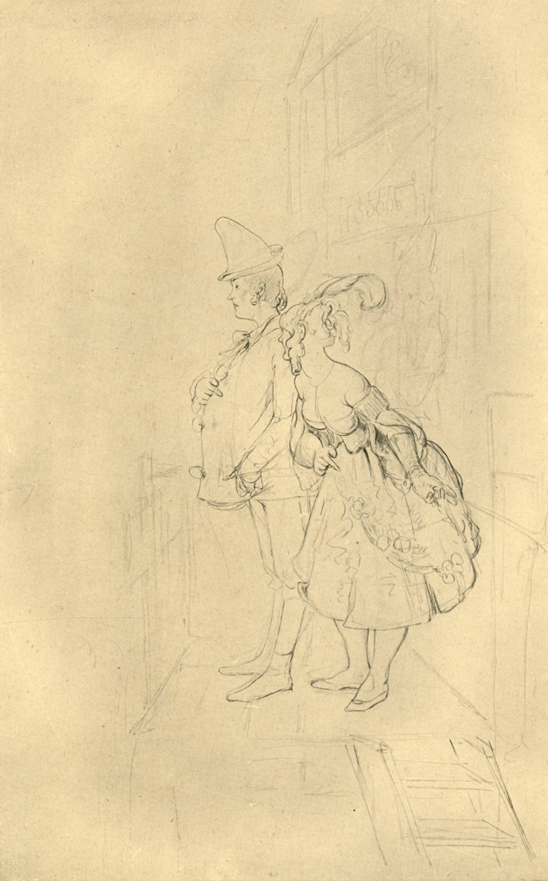 İçeri gelin beyler!, 19. yüzyılın ortaları, c1924. by Carl Spitzweg