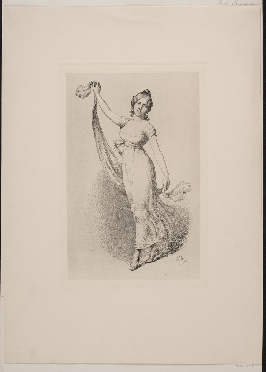 Dansçı kız by Carl Thomsen