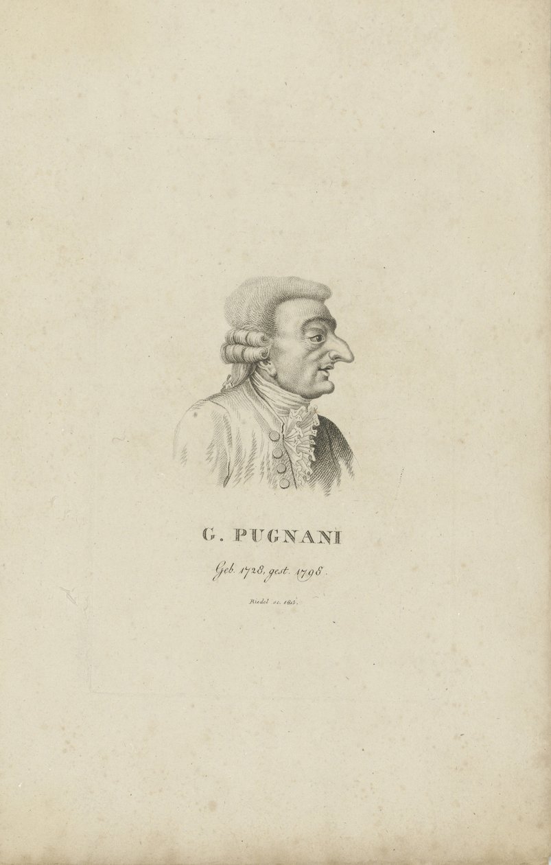 Kemancı ve besteci Gaetano Pugnani