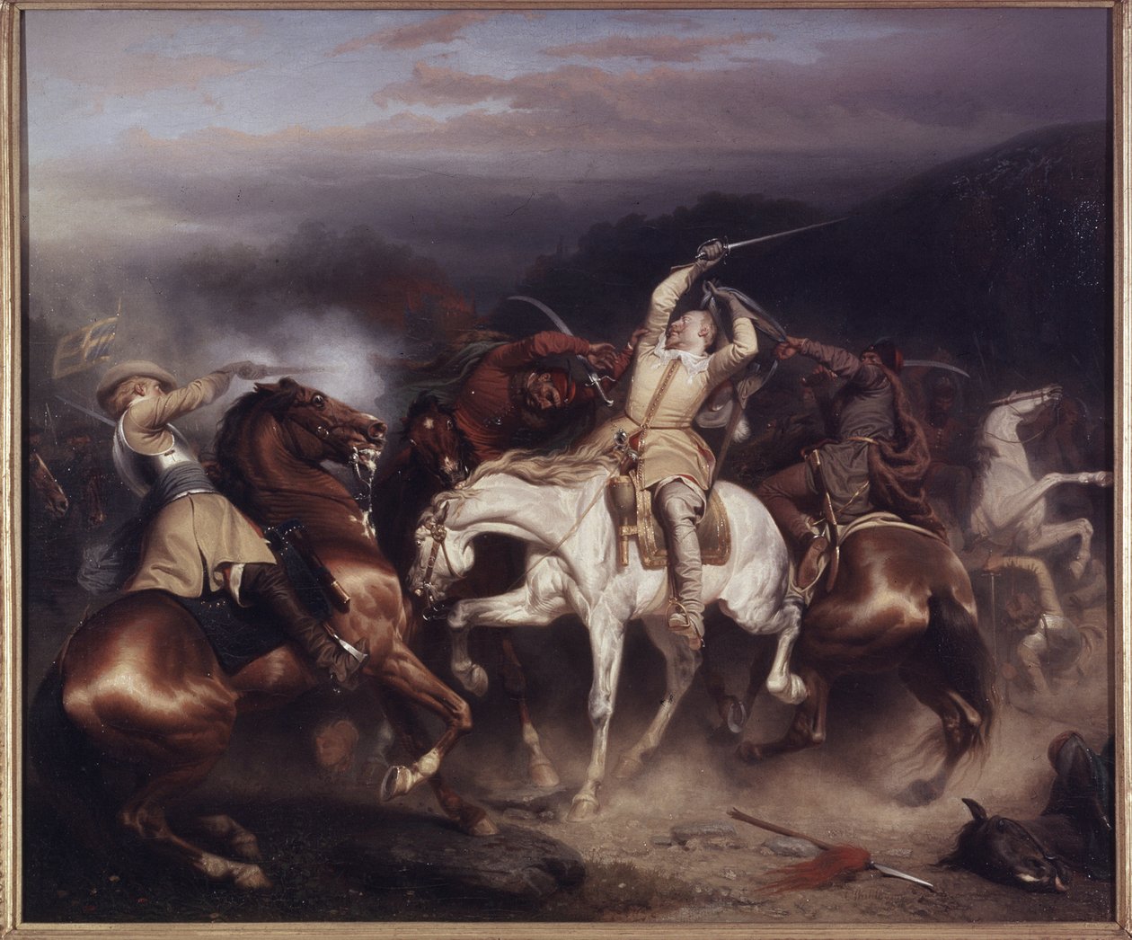 Büyük veya Kuzey Aslanı olarak bilinen İsveç Kralı II. Gustav Adolf, Trzciana Savaşı