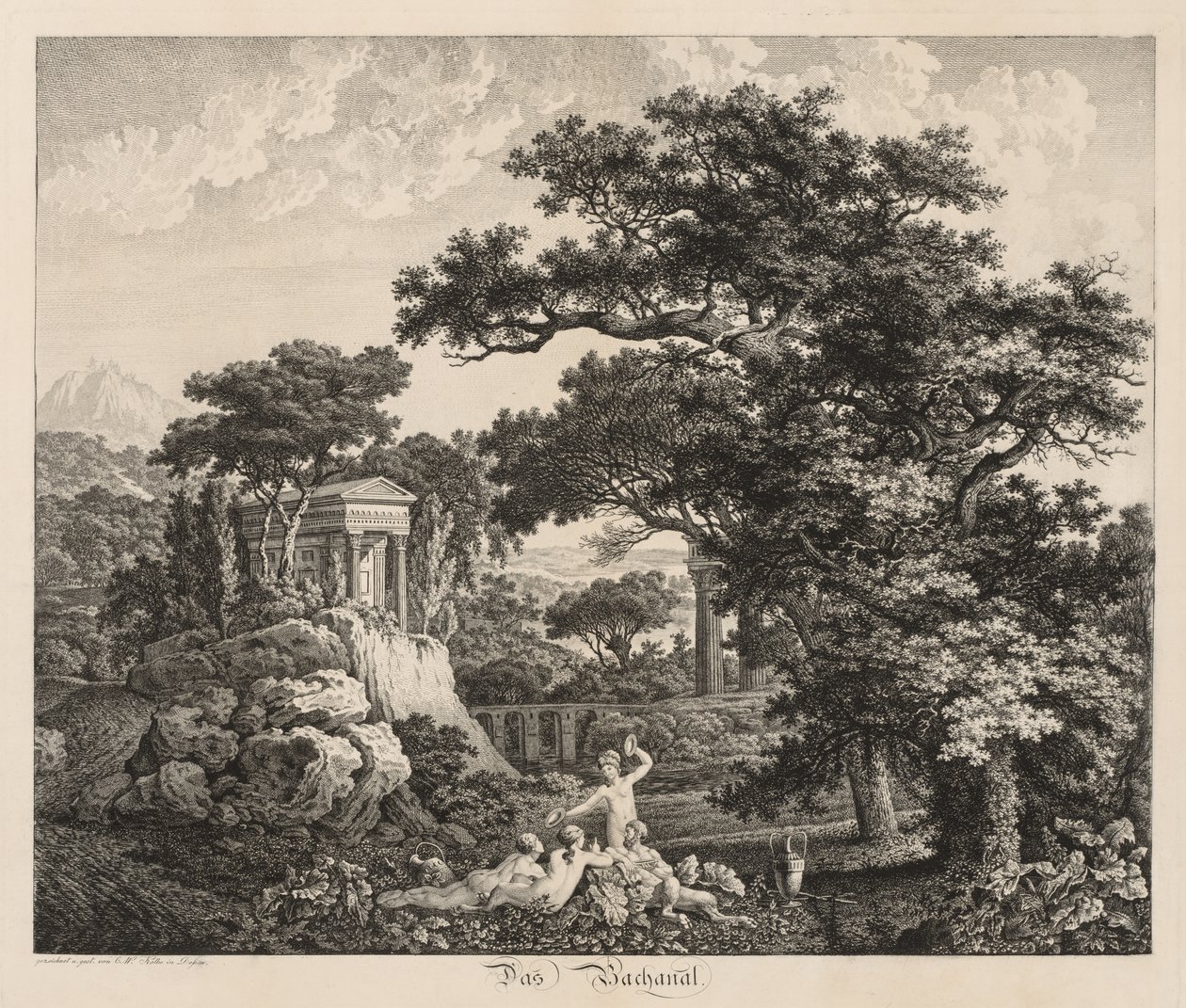 Das Bachanal by Carl Wilhelm I Kolbe