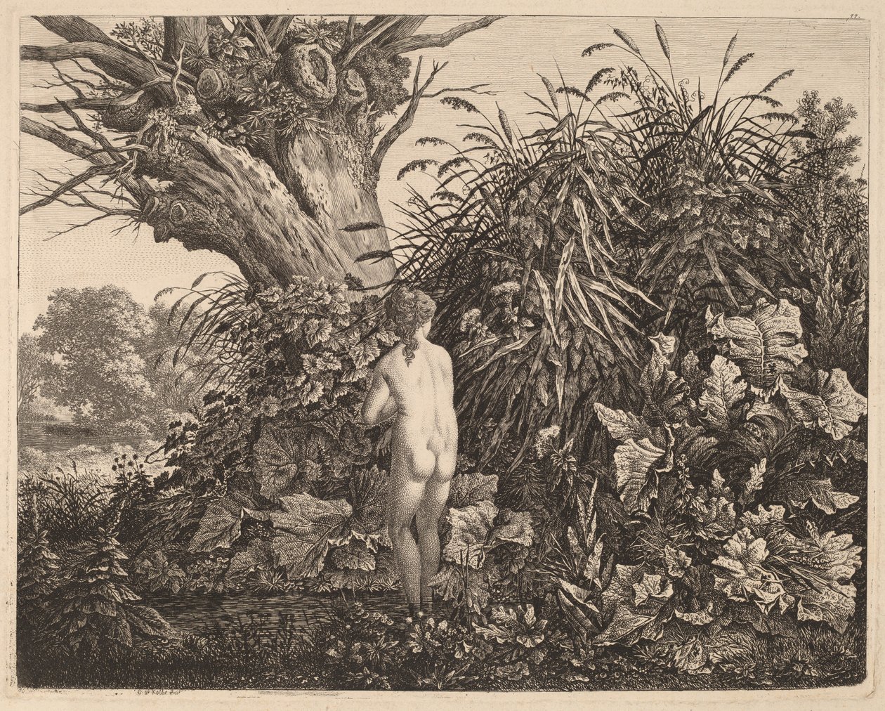 banyo kızlık by Carl Wilhelm Kolbe