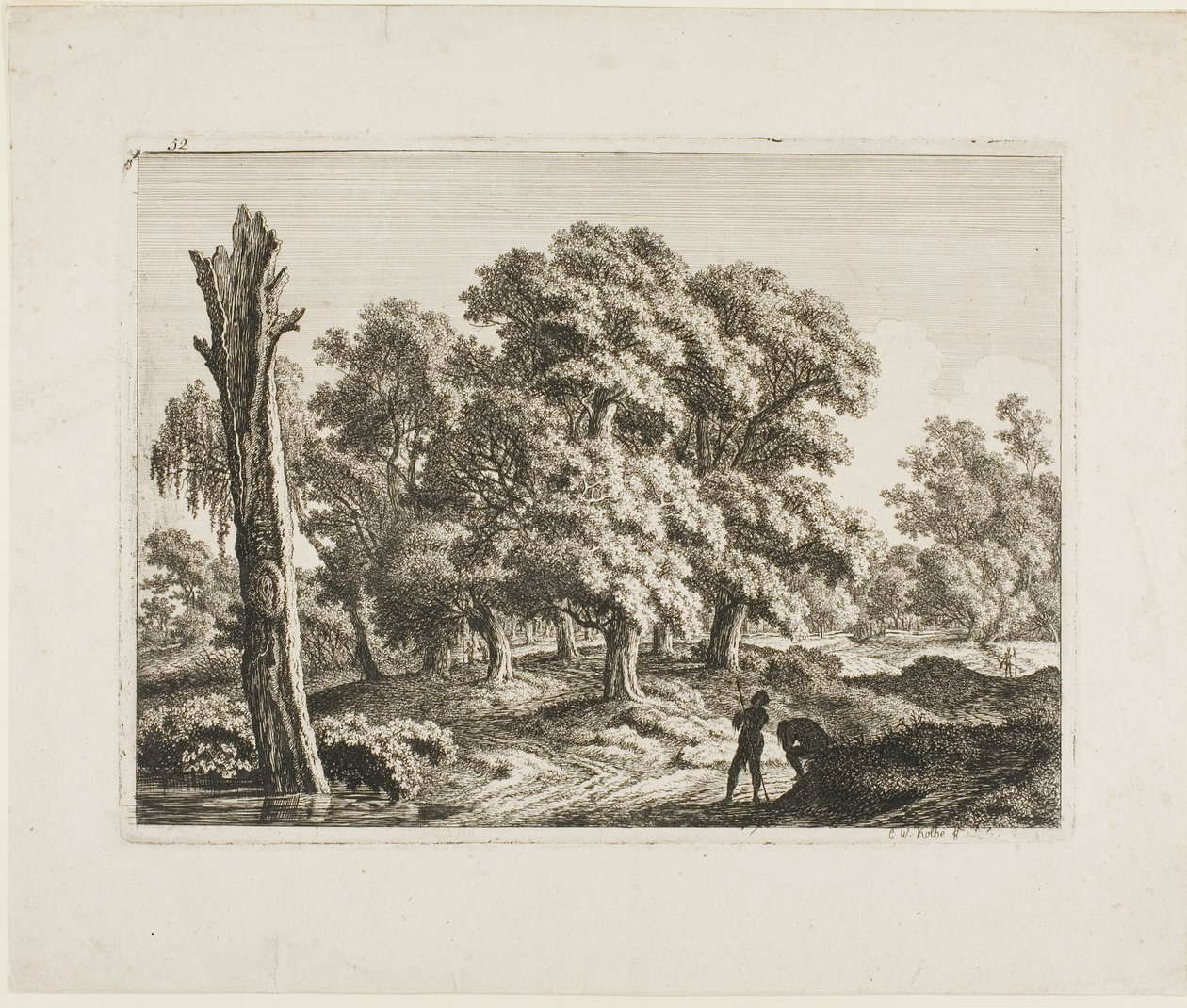 Manzara by Carl Wilhelm Kolbe, the elder