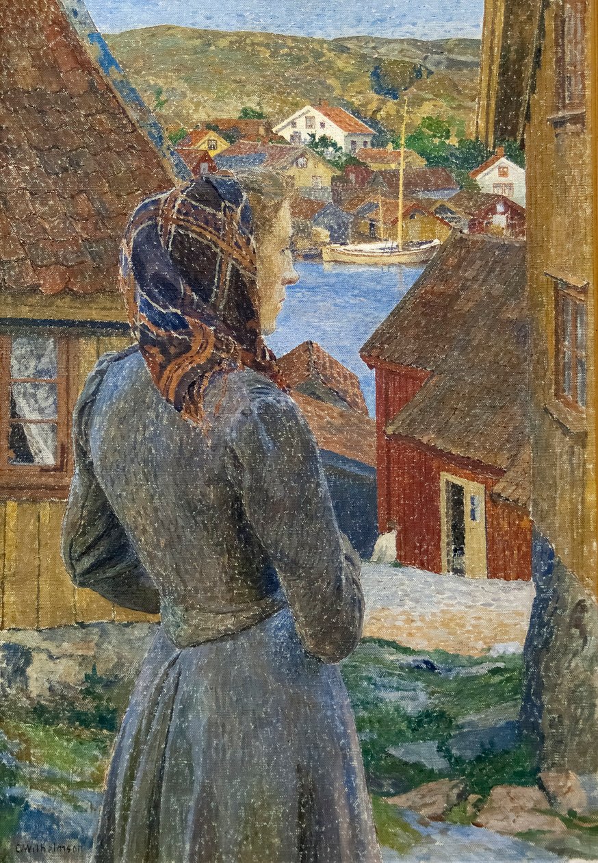 Akşam, Bohuslan by Carl Wilhelm Wilhelmson