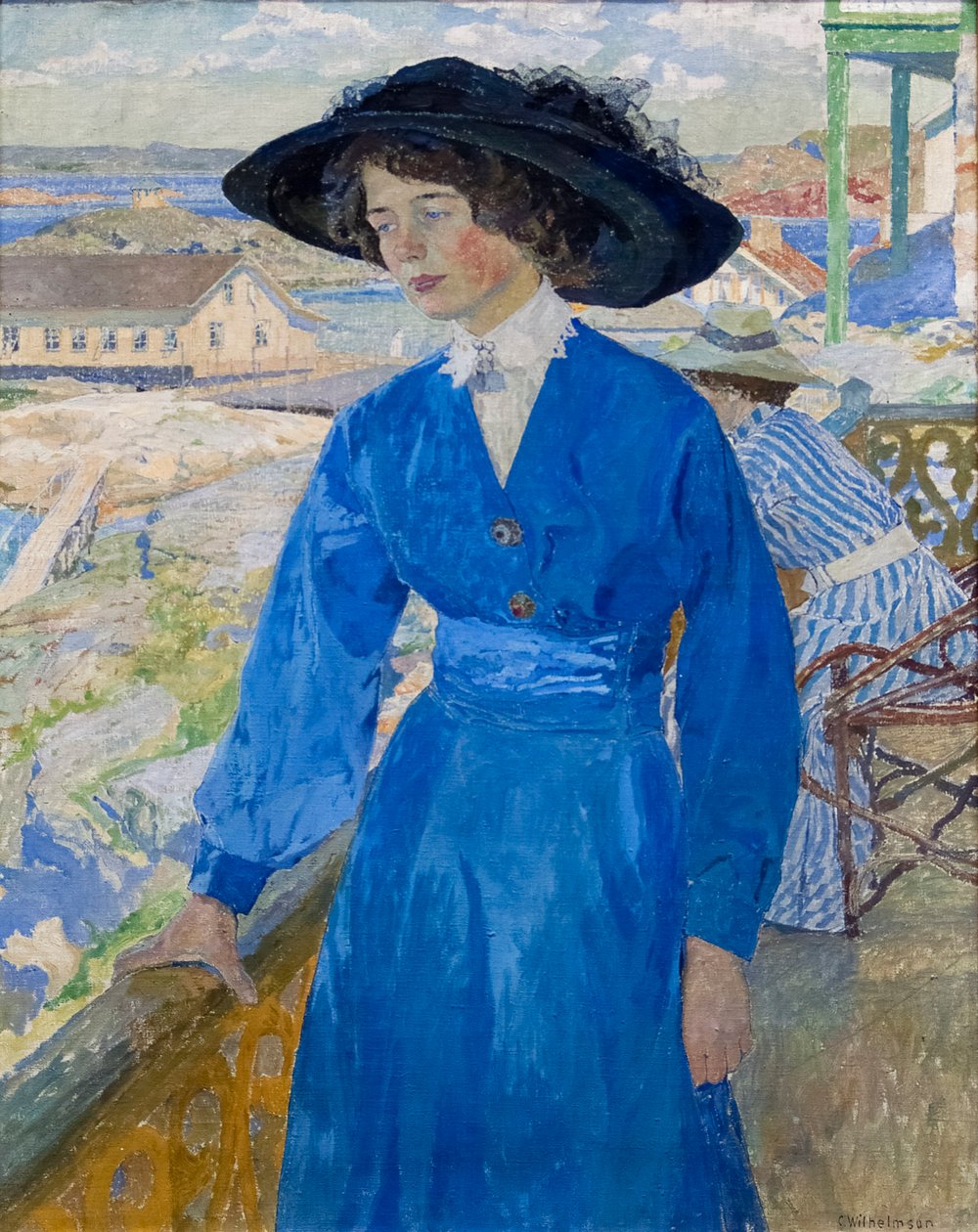 Mavili Kız by Carl Wilhelm Wilhelmson
