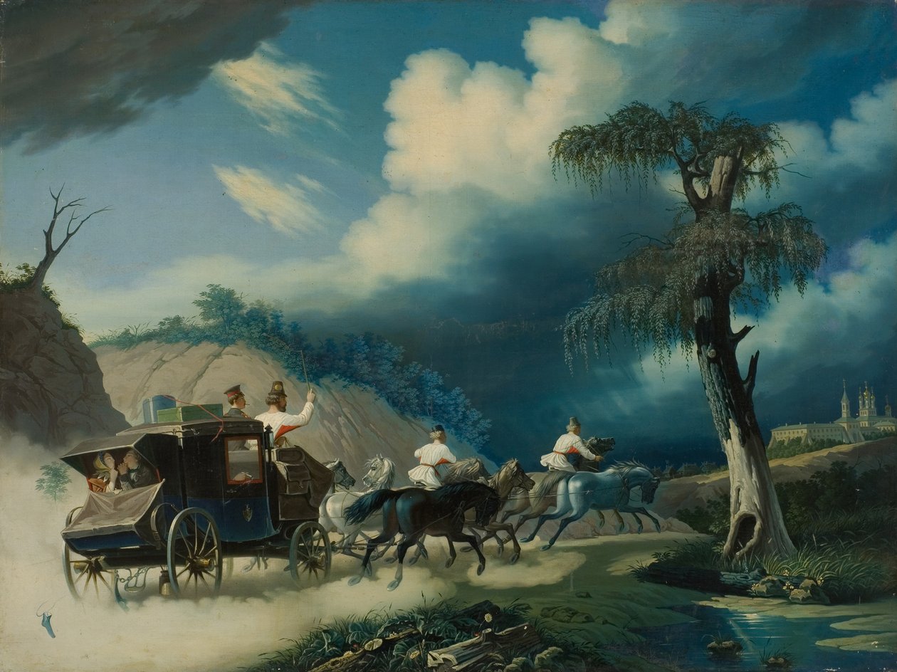 Bir fırtına sırasında Troyka, 1830