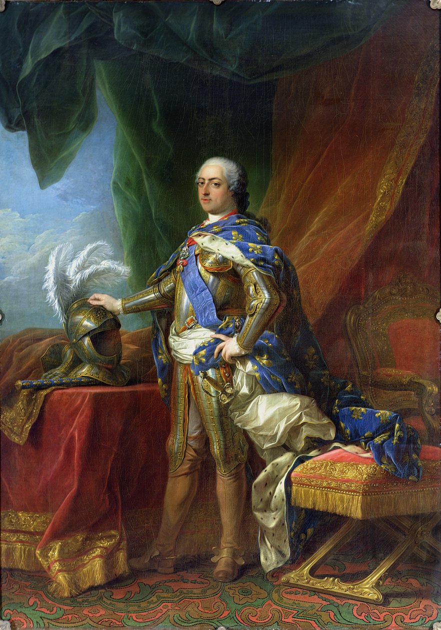Louis XV (1715-1774) Fransa Kralı ve Navarre, 1750 by Carle van Loo