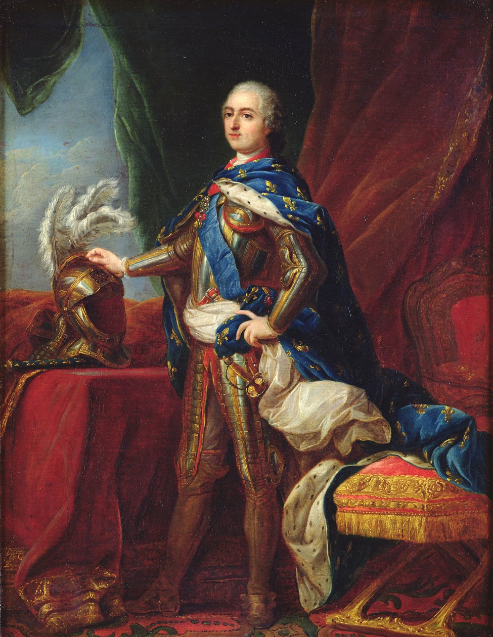 Zırhlı Louis XV portresi by Carle van Loo