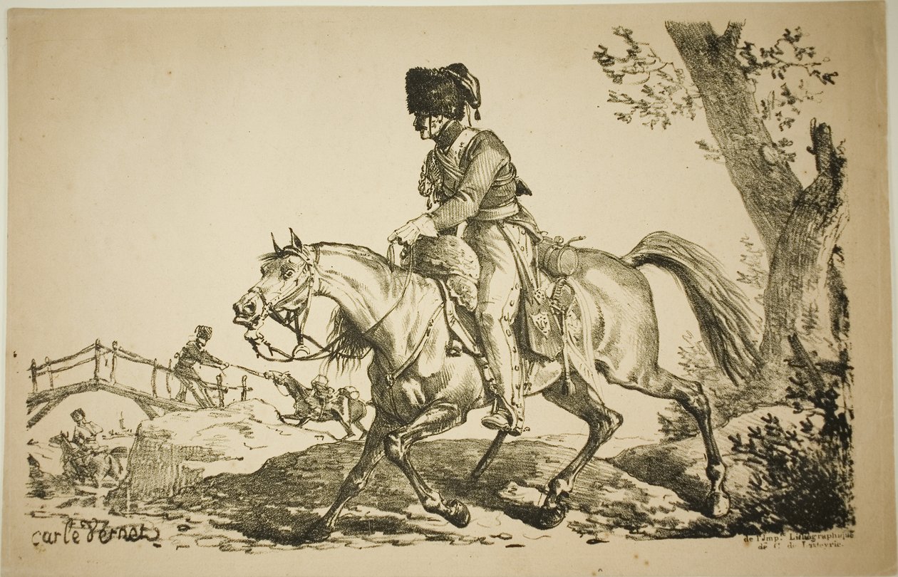 Atlı Topçu by Carle Vernet