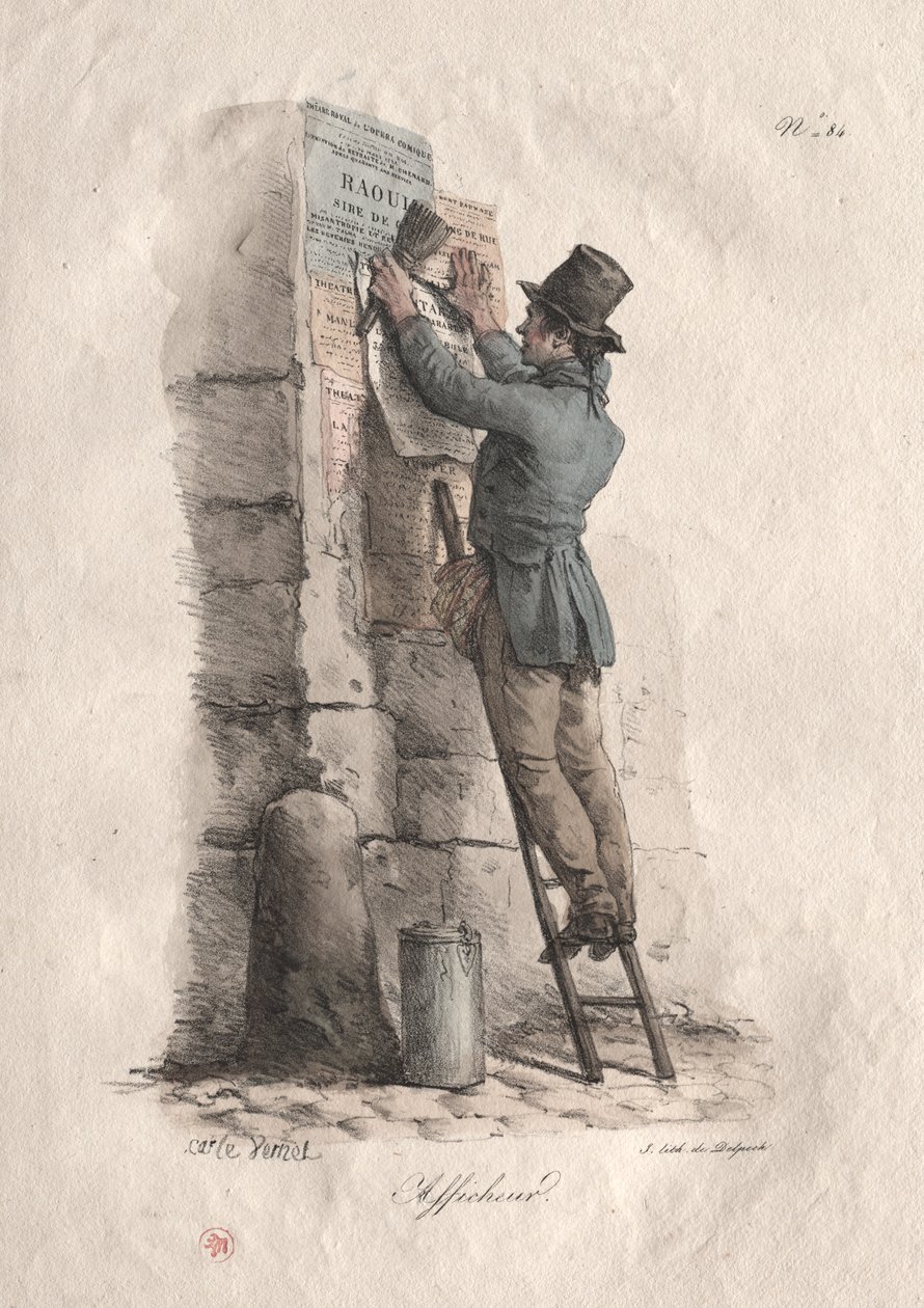 Fatura Posteri by Carle Vernet