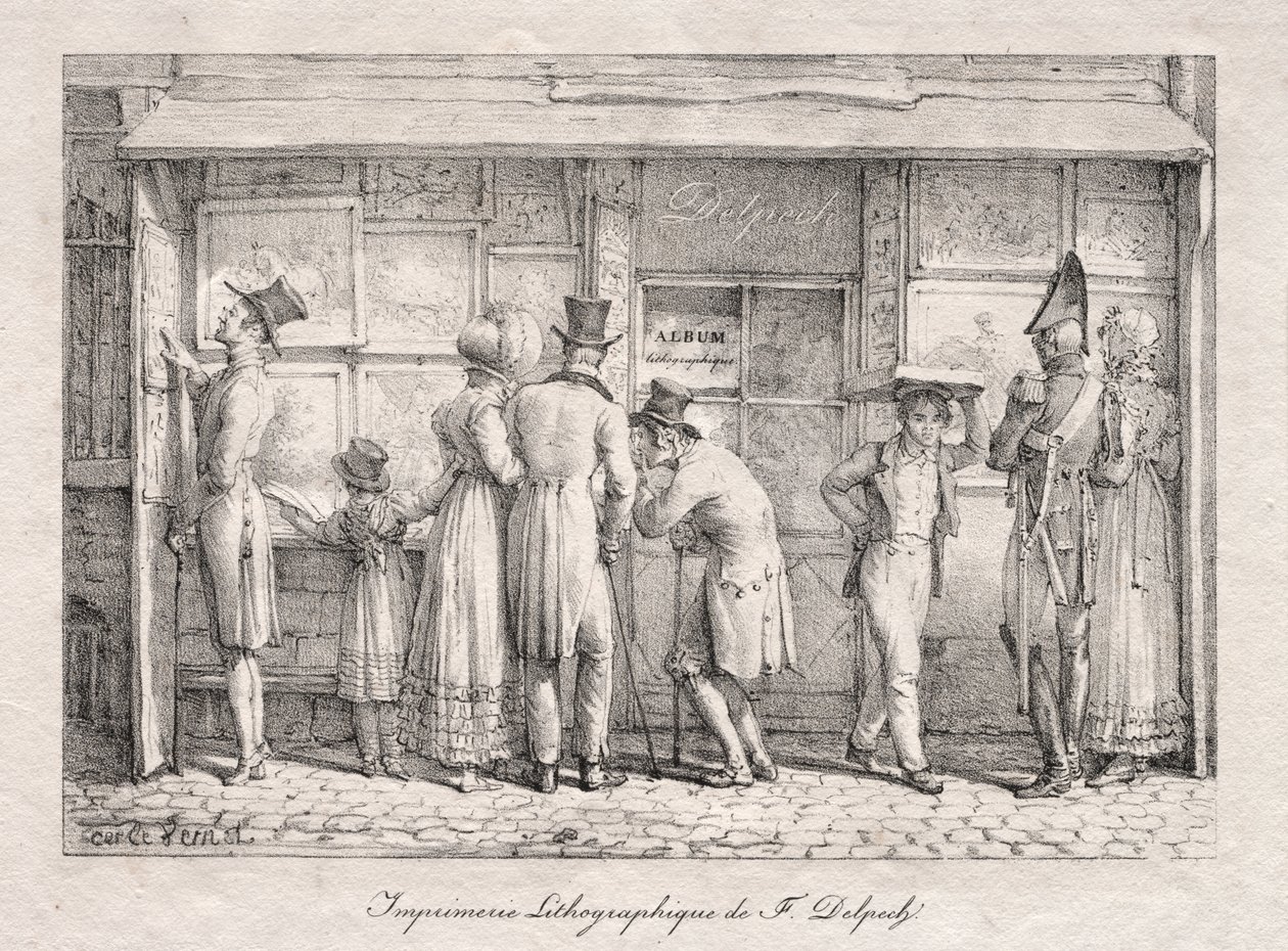 Delpech Litografik Matbaa by Carle Vernet