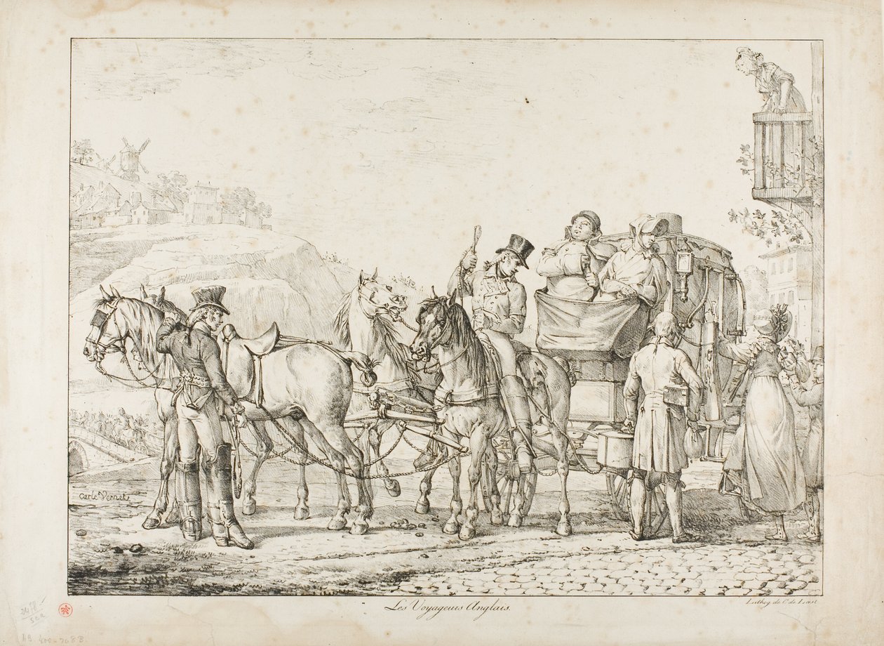 İngiliz Gezginler by Carle Vernet
