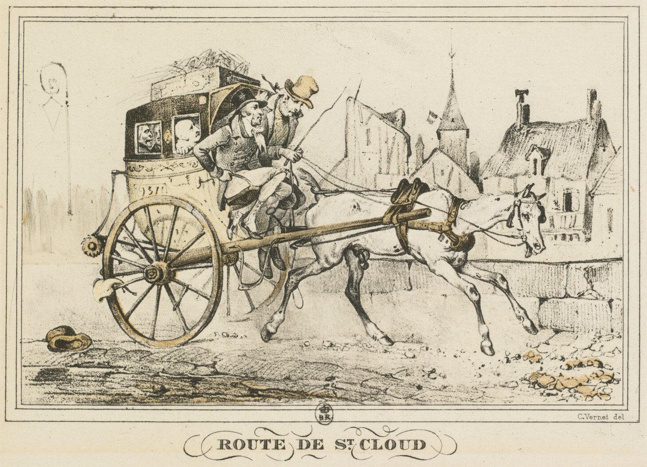 Günlük Yaşamdan Sahneler, Yollar ve Patikalar: Saint-Cloud