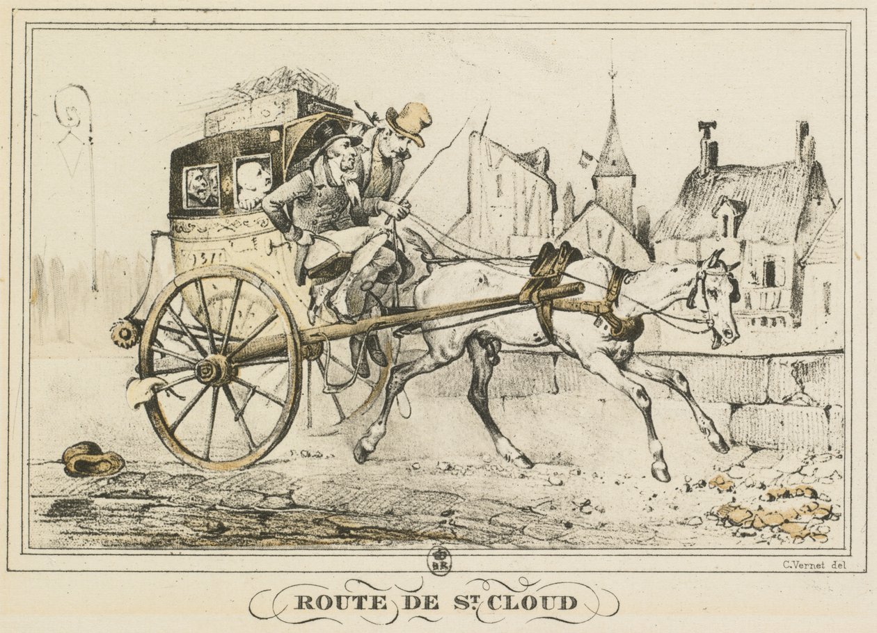Günlük Yaşamdan Sahneler, Yollar ve Patikalar: Saint-Cloud