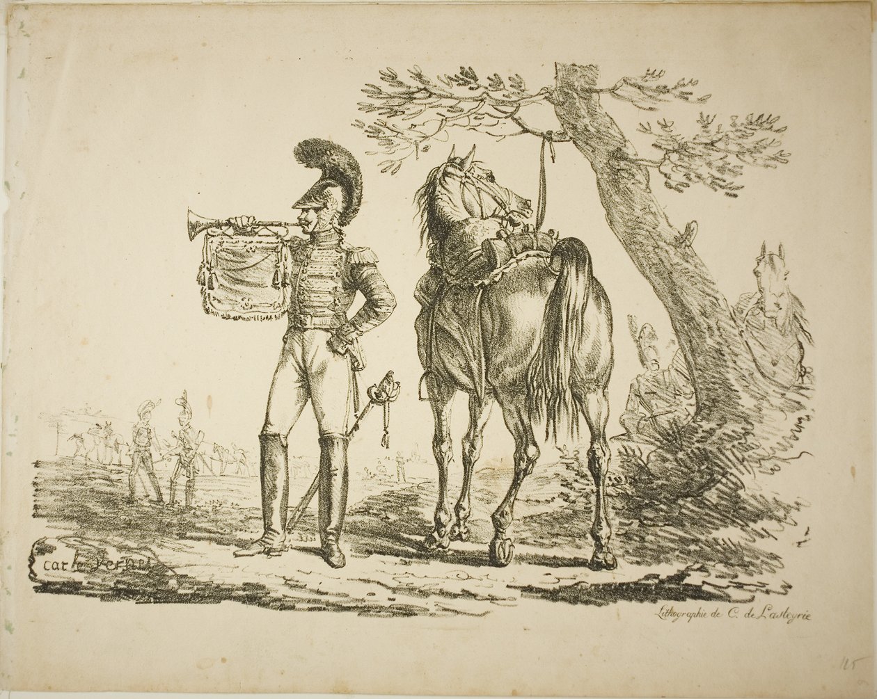 Tüfekçilerin Trompetçisi by Carle Vernet
