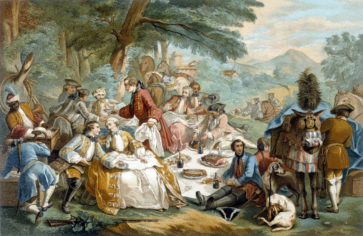 Av yemeği - Carle Van Loo