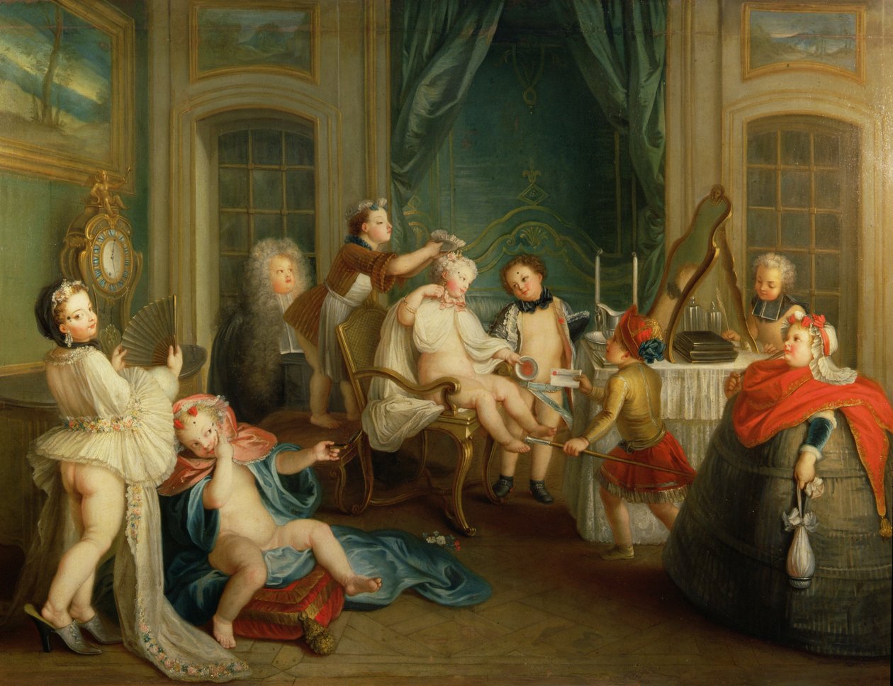Boudoir İç Mekan by Carle van Loo