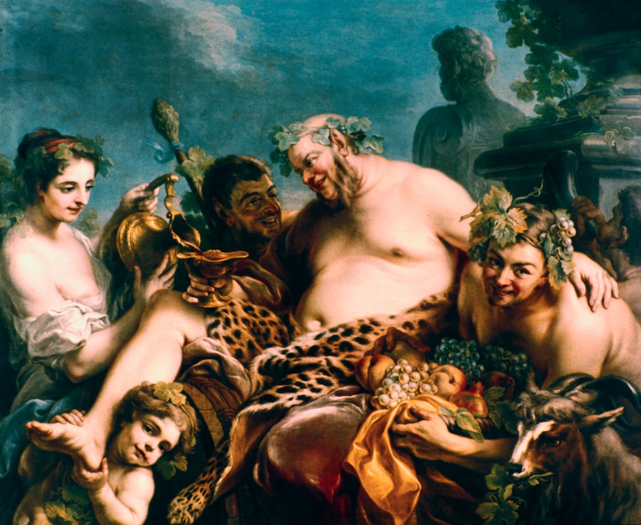 Sarhoş Silenus, 1747. by Carle van Loo