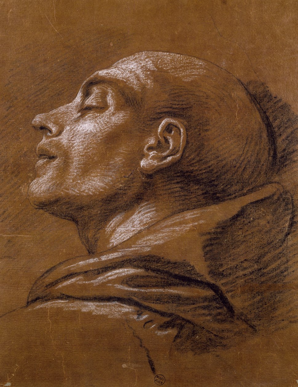 Çalışma, Carle van Loo (1705-1765), iyimser çizim by Carle van Loo