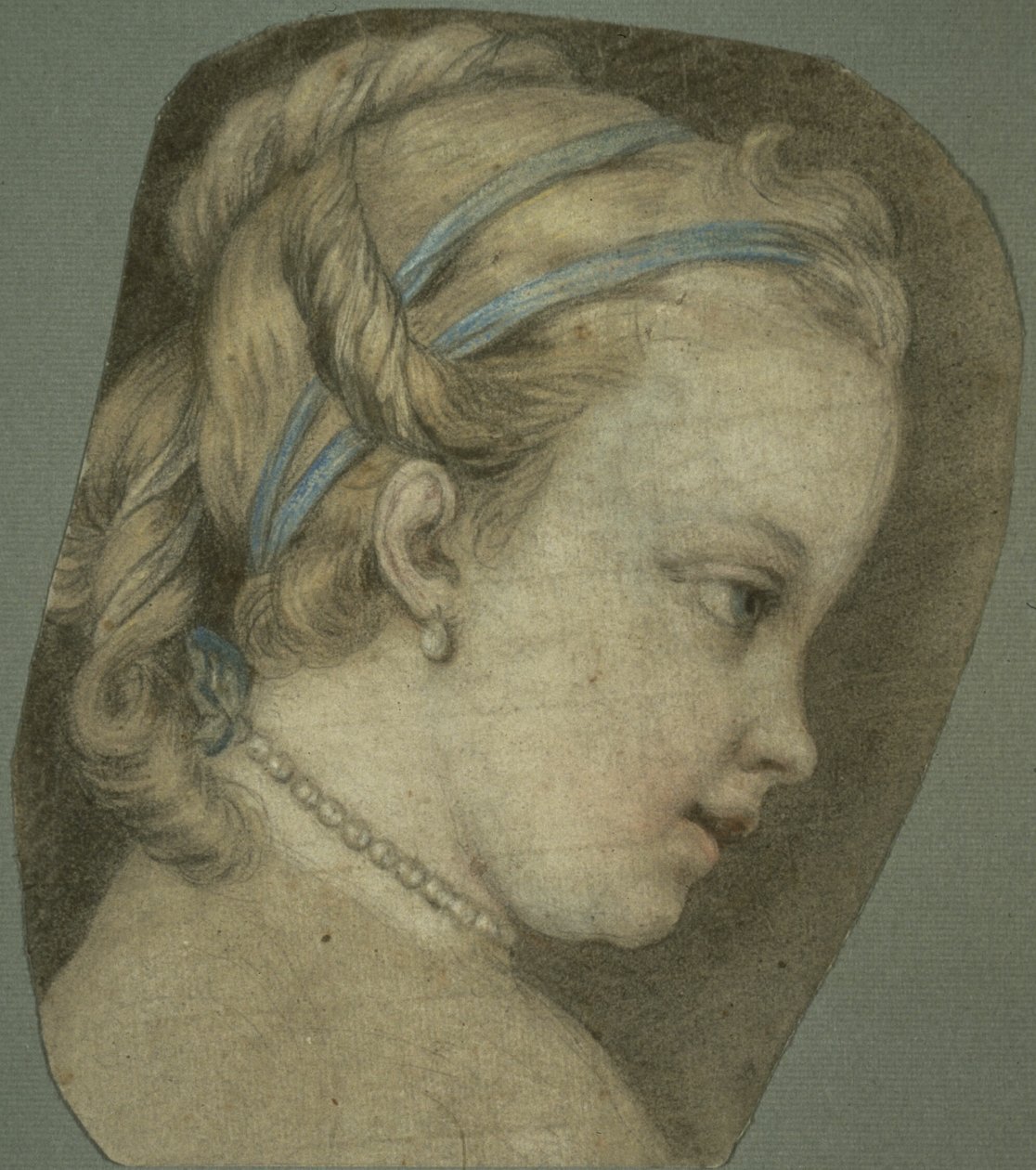 Sağa Dönen Genç Kız by Carle van Loo