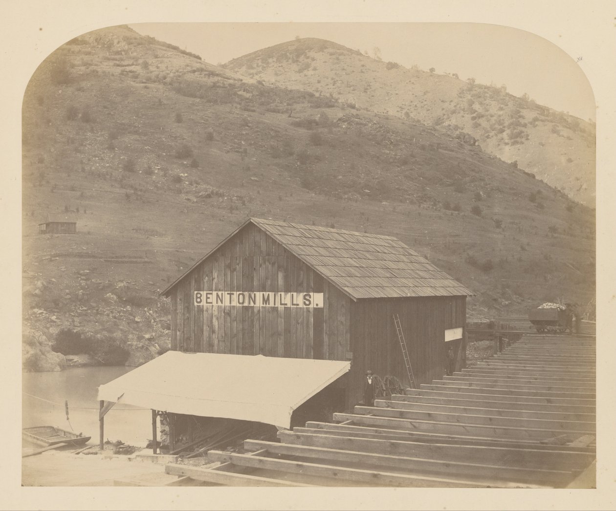 (Benton Mills) by Carleton E. Watkins