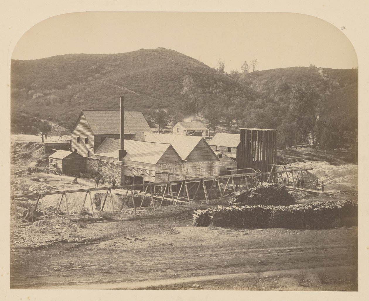 (Ofir Dağı Değirmeni) by Carleton E. Watkins