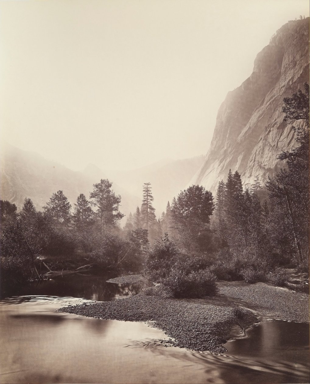 Starr King Dağı, Yosemite, No. 69 by Carleton E. Watkins