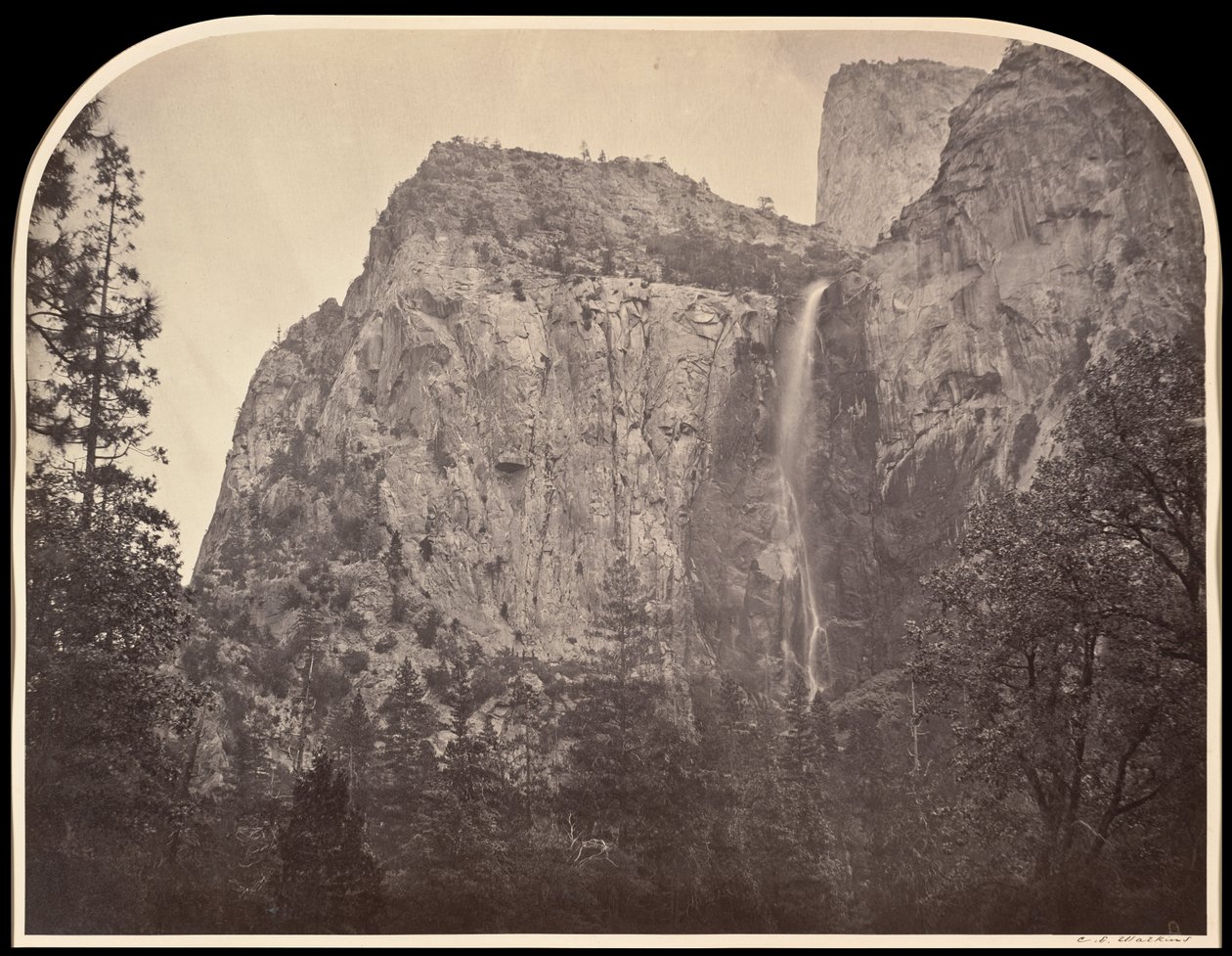 Pohono, Gelin Duvağı, 900 Feet, Yo Semite by Carleton E. Watkins