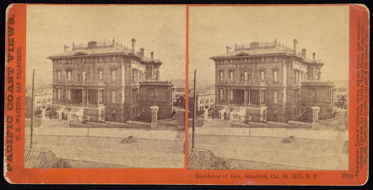 Vali Stanford, Cal. Aziz Tepesi, S.F. by Carleton E. Watkins