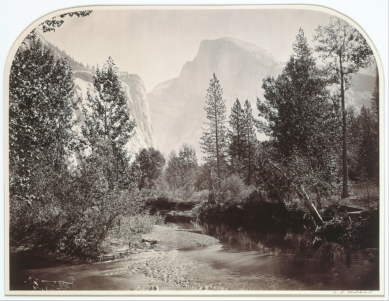 Taysayac, Yarım Kubbe, 4967 Ft., Yosemite by Carleton E. Watkins