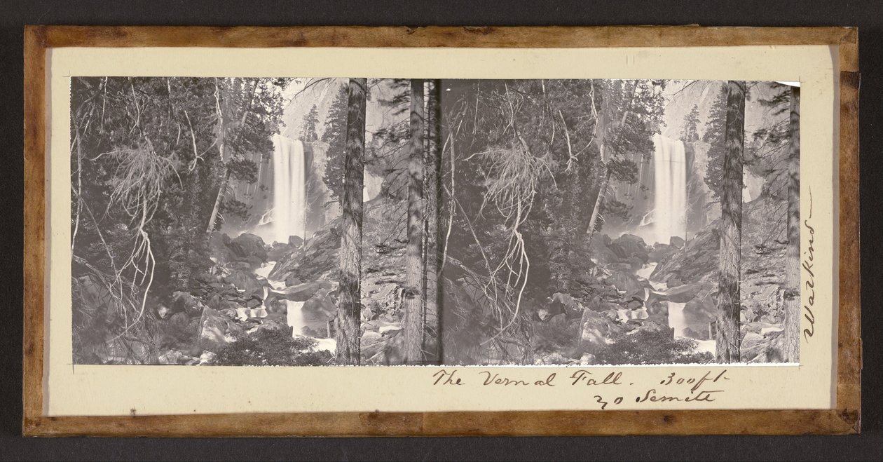 İlkbahar Sonbaharı. 300 ft. Yo Semite. by Carleton E. Watkins