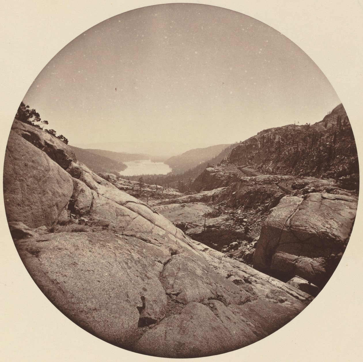 Donner Gölü, Kaliforniya by Carleton E. Watkins